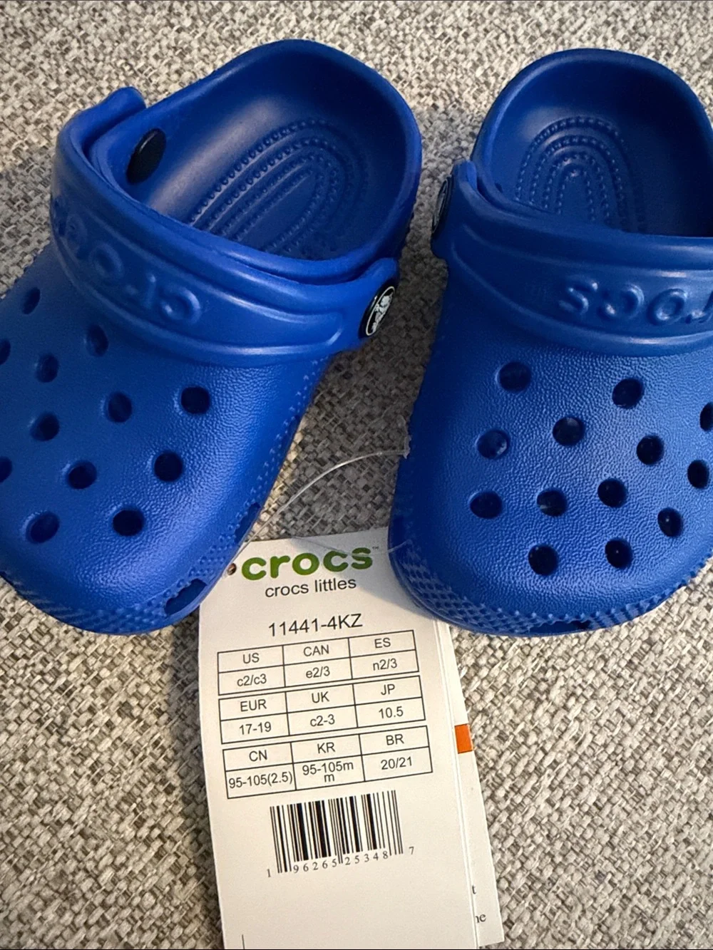 CROCS Kids Clog in Bright Blue